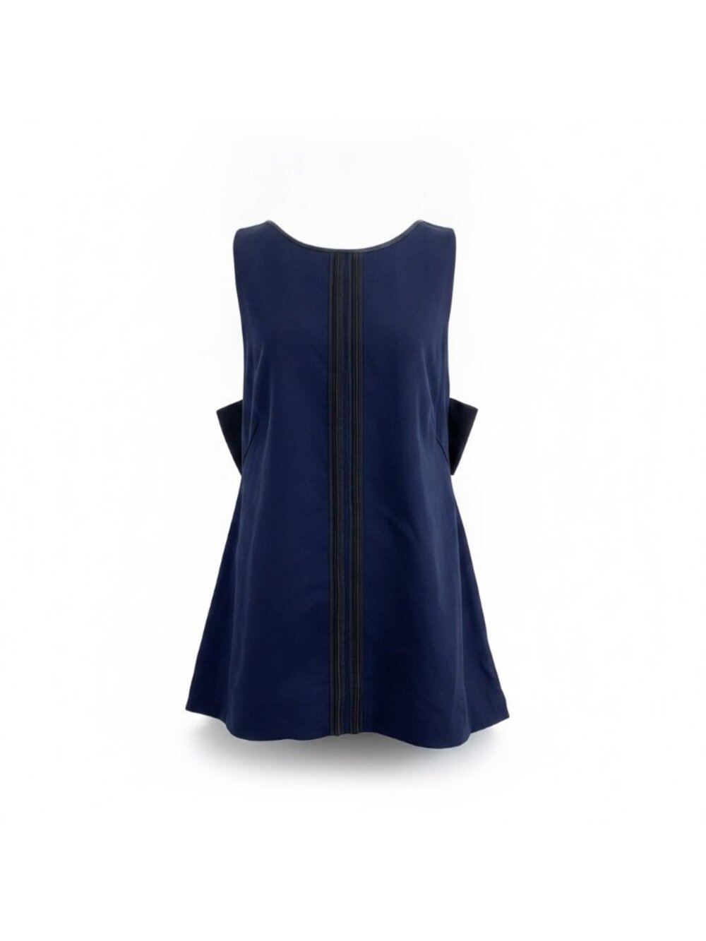 Rag & Bone Womens Navy Sleeveless Tunic Modern Clean Lines Sz XXS